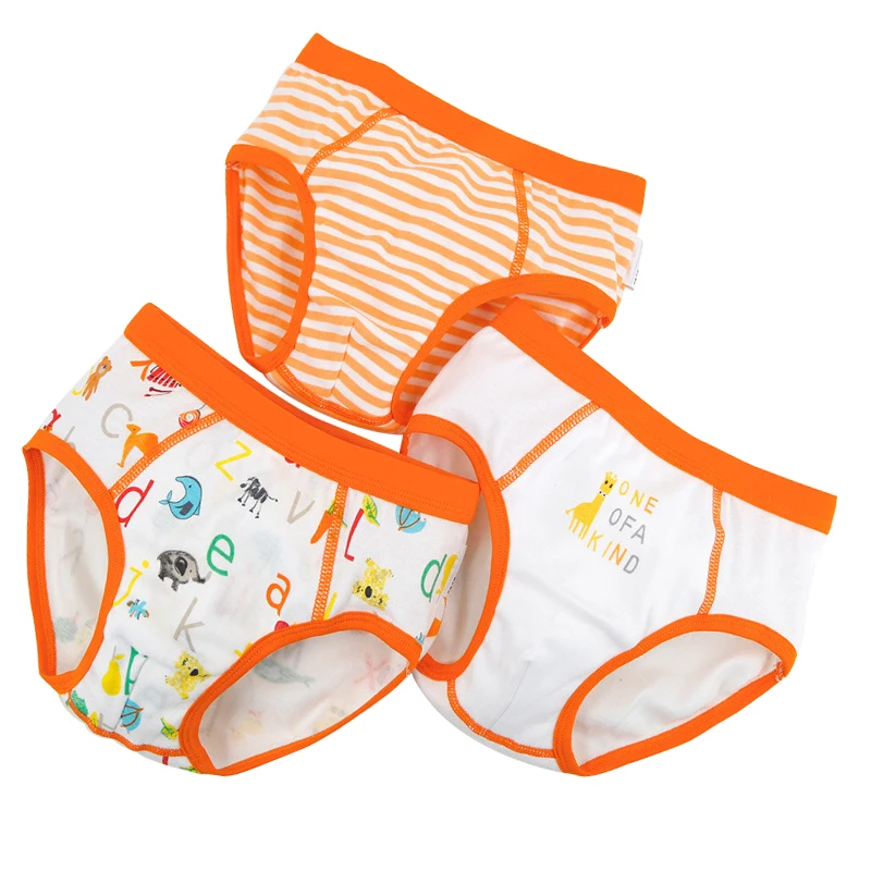 3PCs Baby Boys\' Cotton Underwear Printed Soft Comfortable And Fashionable Underwear Printed Car Star