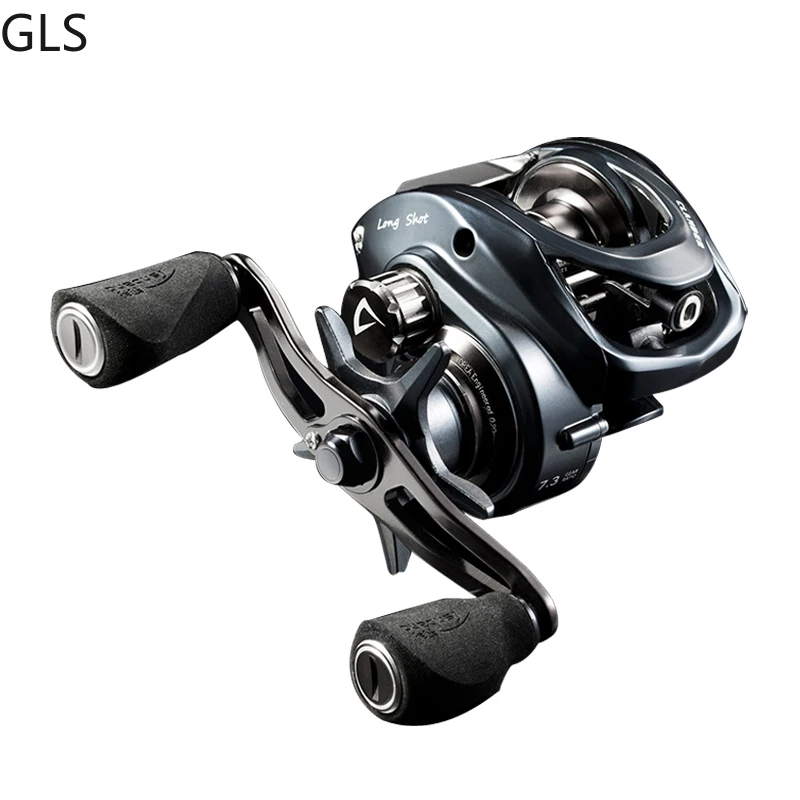 

GLS Max Drag 9kg Professional Fishing Reel 7.3:1 Magnetic Brake System Baitcasting Wheel Fishing Tackle carretilha de pesca