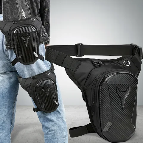 Motorcycle Leg Tank Bag Waterproof Waist Pack Crossbody Rider Biker Drop Thigh Motocross Moto Gear Men Women