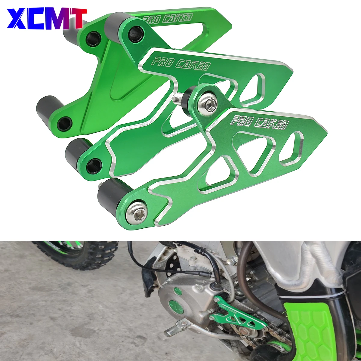 

CNC Front Sprocket Cover Chain Protector Guard For Kawasaki D-TRACKER KX125 KX250 RMZ KX250F KX450F KX 125 250 250F 450F KLX250