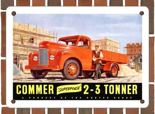 METAL SIGN - 1955 Commer Superpoise - 10x14 Inches