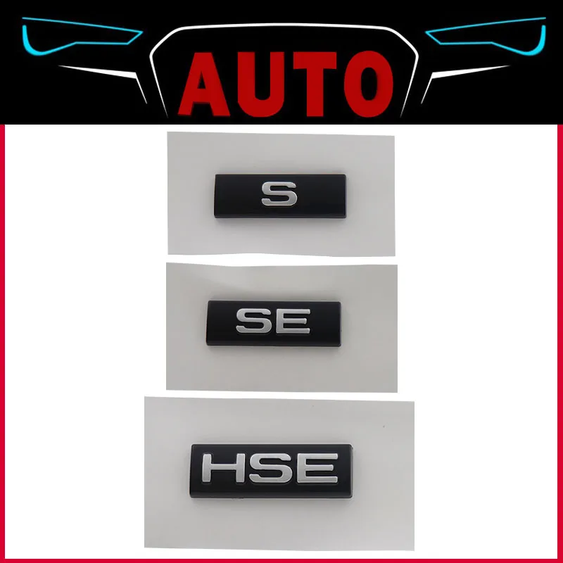 For England UK SUV Off Road car Engine Fender trunk Decal Emblem 3D D180 D240 D300 HSE P250 P300 P380 S SE P400e Badge Sticker