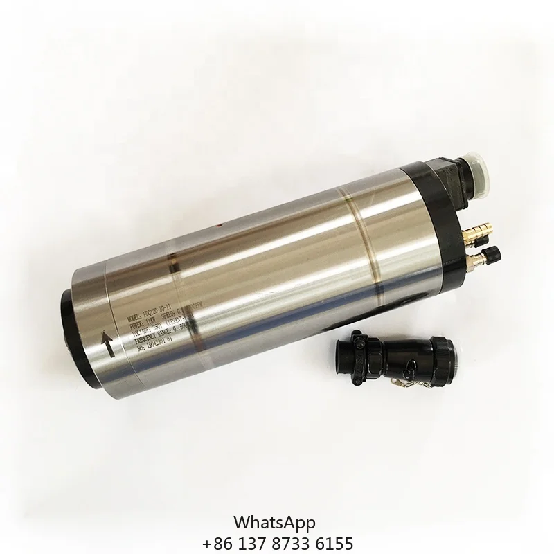 Water Cooling Round Shape 120mm Diameter 36000rpm Grinding Spindle For Grinding Machine