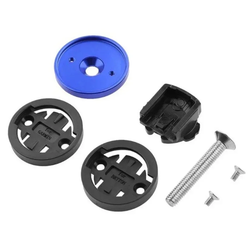 Aluminum Alloy Bicycle Computer Holder Stem Top Cap Mount Bracket Support Stopwatch GPS Speedometer MTB Bike Accessories