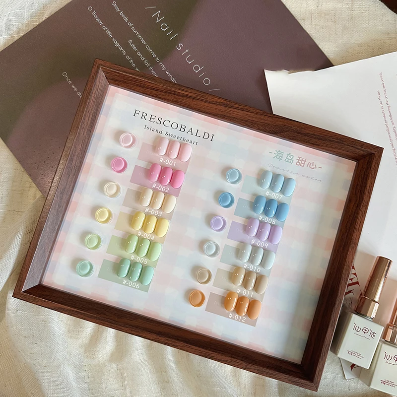 1 個 15 ミリリットルドーパミンジェルネイルポリッシュマカロンキャンディーアイス透明ネイルサロンネイルアートジェルネイル供給