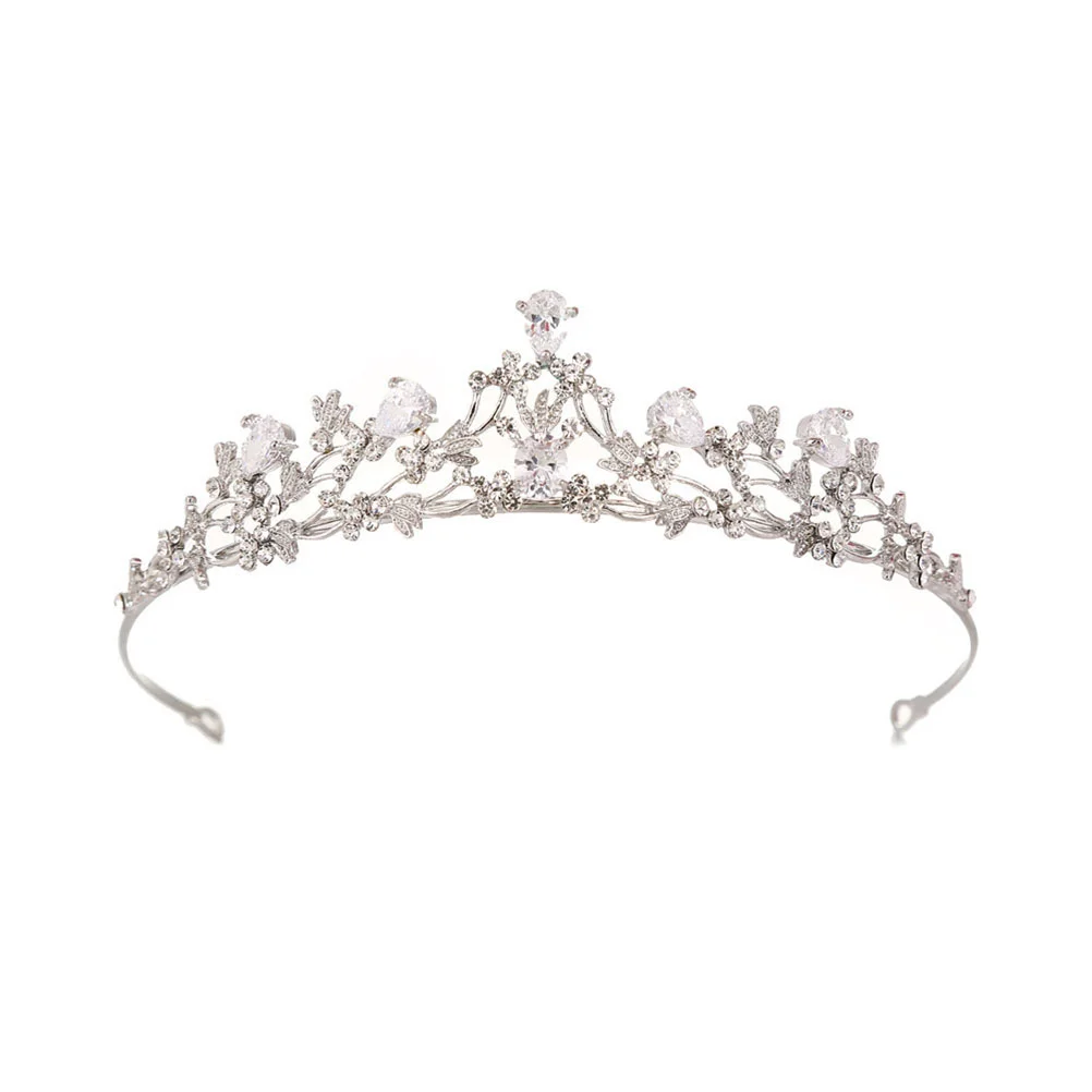 

Women Crown Crystal Zircon Hair Bridal Wedding Headdress Hair Band for Bride Bridesmaid bridal crown wedding crown