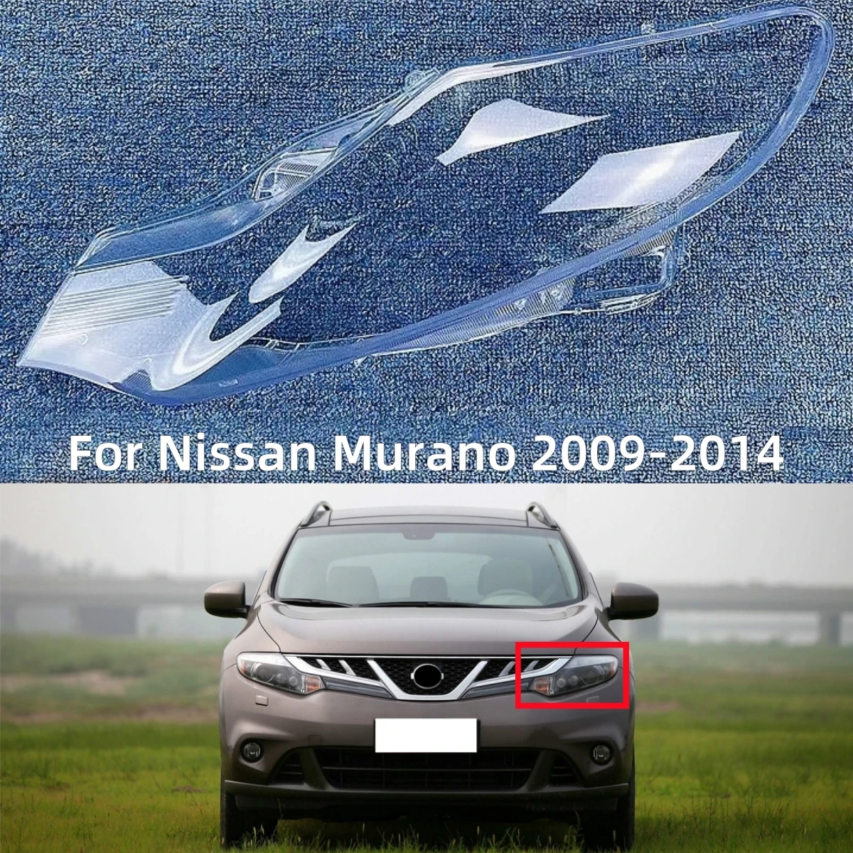For Nissan Murano 2009 2010 2011 2012 2013 2014 Articles Cars Headlights Lens Replace The Original Lens