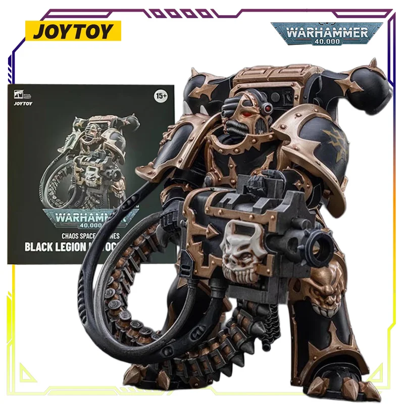 JOYTOY Originele Warhammer 40K Serie Black Legion Ramp Squad Anime Action Figure Model Speelgoed Collectible Model Cadeaus voor jongens