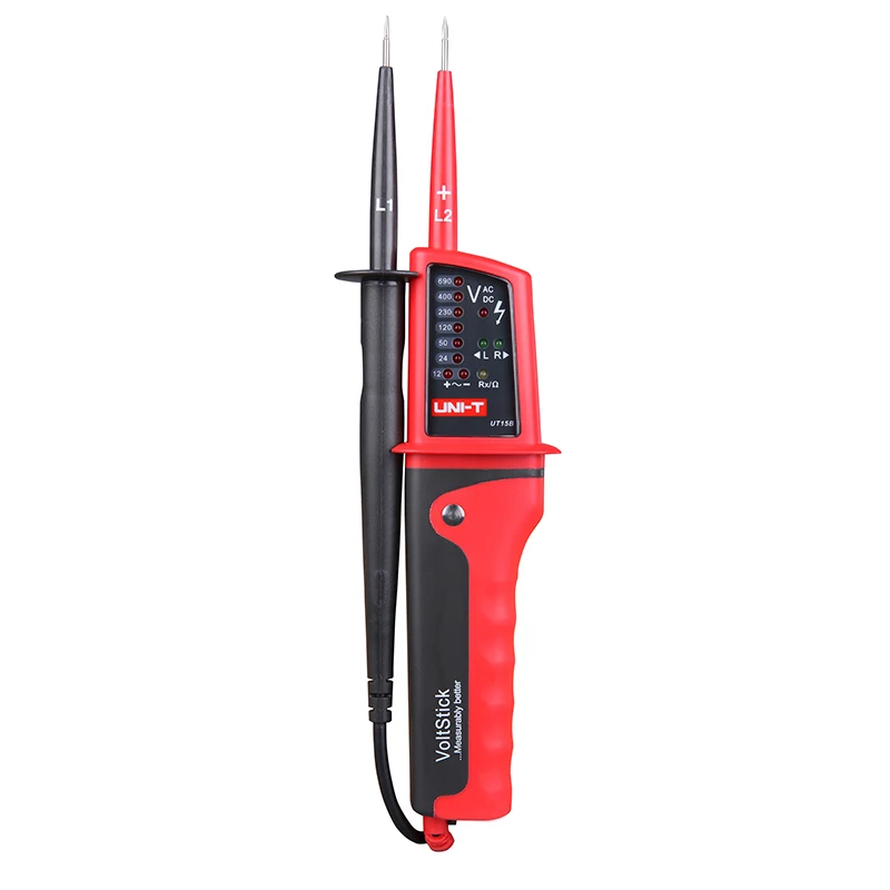 UNI-T ut15c ut18c ut18d Spannungs prüfgerät Sonde Volt Anzeige messer Phasen folge Kontinuität Spannungs detektor Digital multimeter – Detail 3