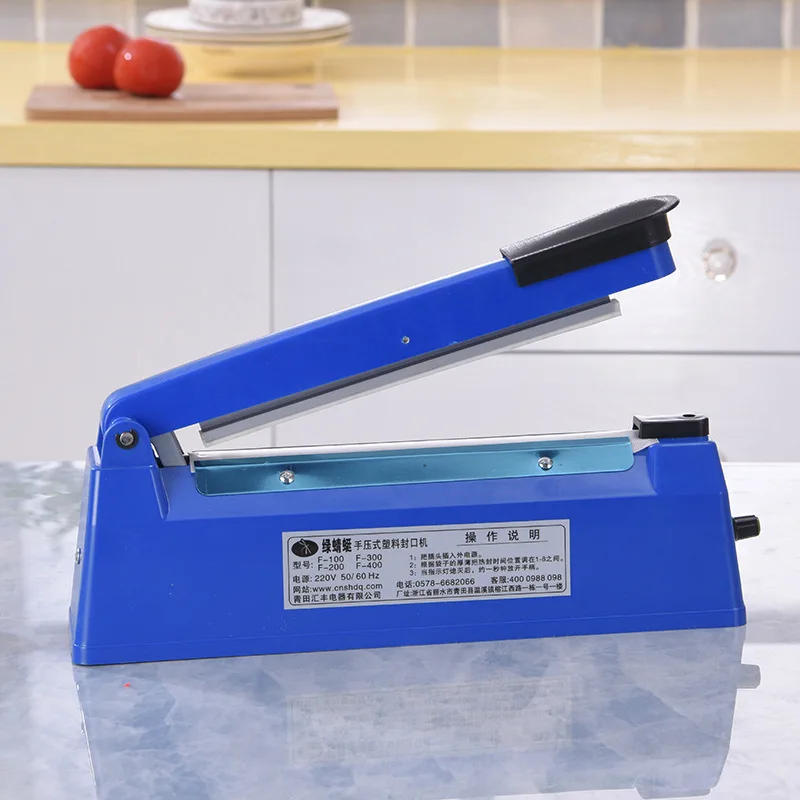 Kitchen Bag Sealing Machine 220V Manual Impulse Bag Sealing Tools Portable Household Appliances