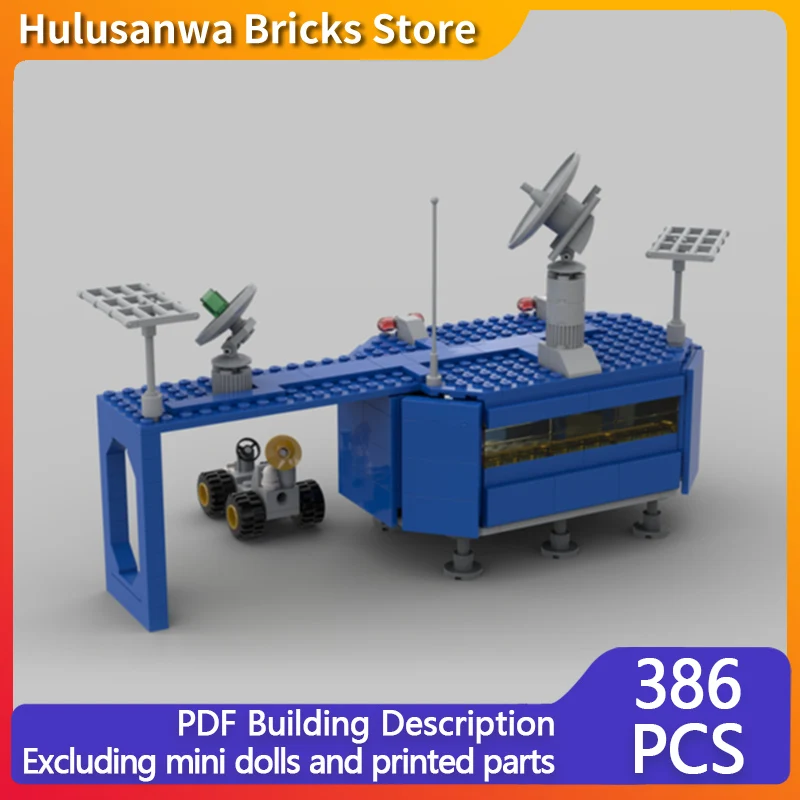 

Space Command Center Model MOC Building Bricks War Equipment Modular Technology Gifts Holiday Assemble Children Toys Suit