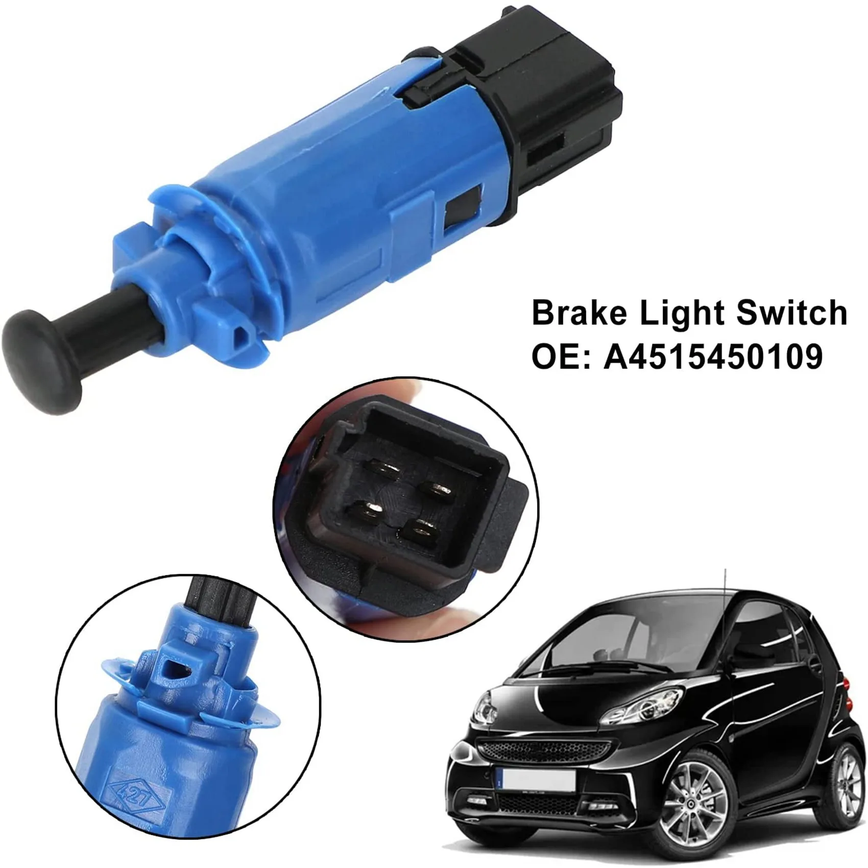 Interruptor de luz de freio para Smart Fortwo 450, 451, A4515450209, 4525450009, 4515450209, Car Auto Acessórios