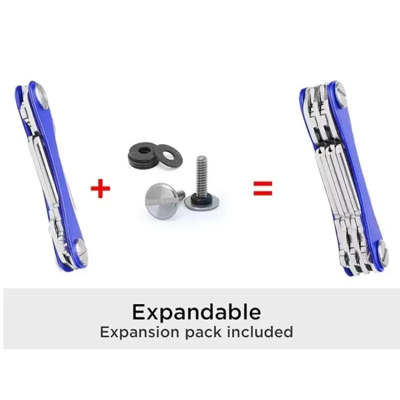 Intelligenter Schlüsselanhänger, Mini-Schlüsselanhänger, kompakter dekorativer Schlüsselhalter, Clip für die Aufbewahrung zu Hause, Metall-Schlüsselclip, Aluminium-Organizer, Schlüsselanhänger für den Außenbereich – Detail 3