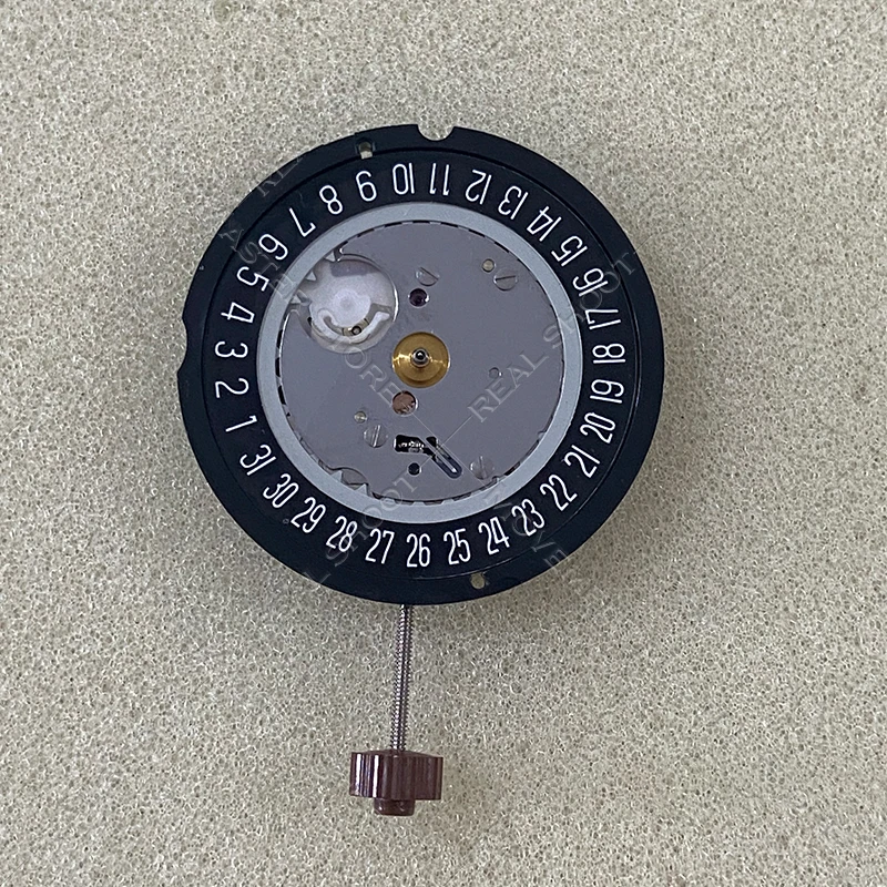 ロンダ-スイス515ムーブメント,ブラックカレンダー,クォーツ6日付,時計アクセサリー,オリジナル,新品