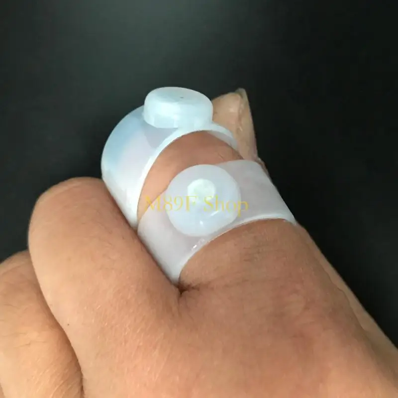 M89F 자기 발가락 고리 2X 연소 지방 유지 피트니스 발가락 반지 실리콘 발가락 링 선물