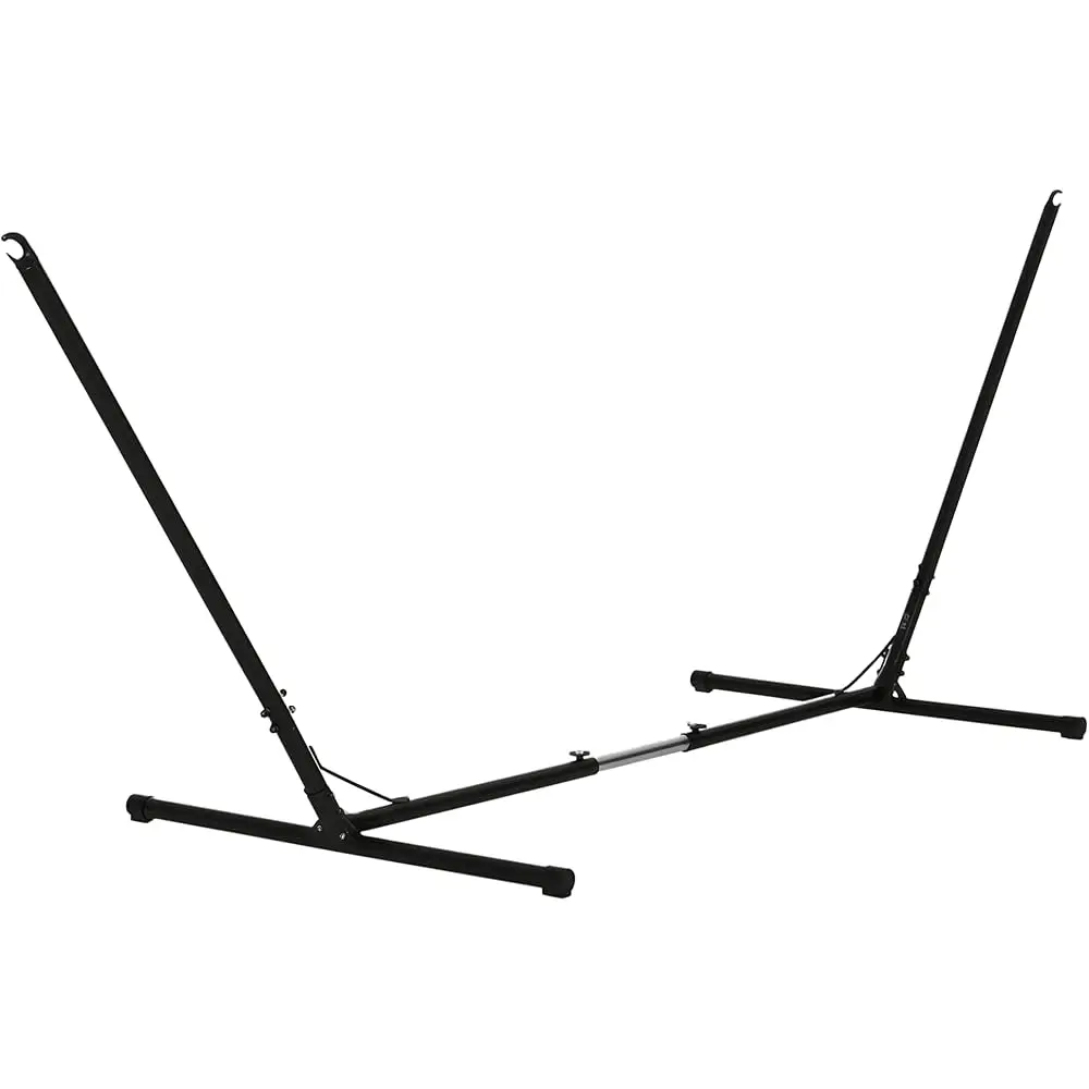 

Universal Hammo Stand 10-13Ft Adjustable Steel Stand Space-Saving And Portable Carrying For Indoor And Outdoor Use, Black
