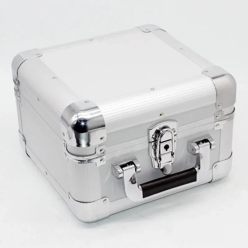 Metal Carrying Luggage Case, Silvery Aluminum Protective Boxes with Safety Code Lock Tool Case, Best Quality