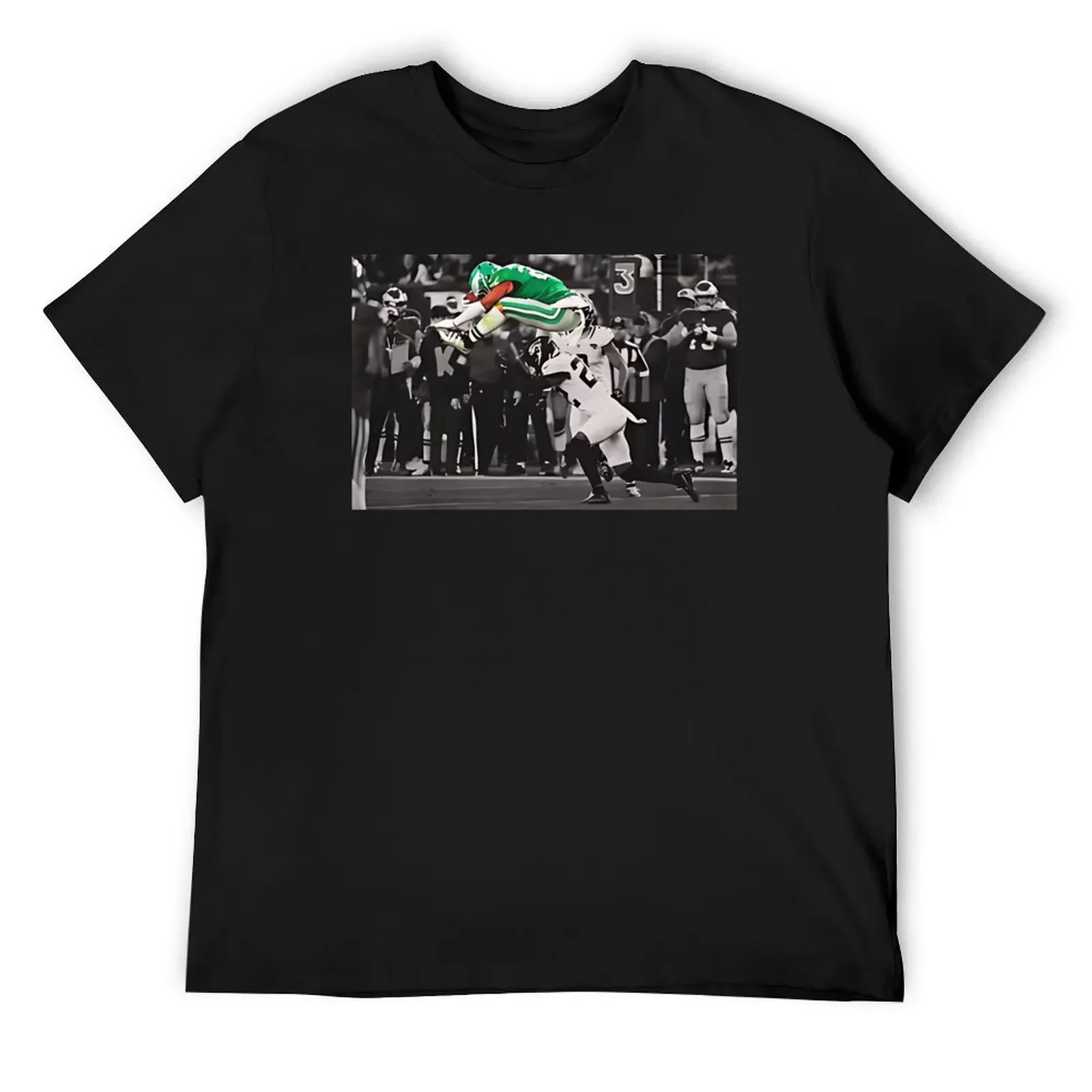 Fly Saquon Fly Eagles-Barkley The Reverse Hurdle 2024 T-shirt street wear abiti semplici da uomo