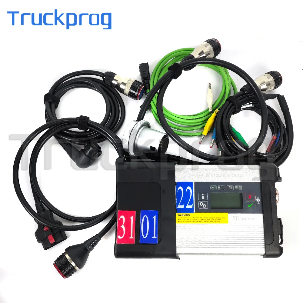 Newest Xentry MB Star C5 Diagnostic VCI for Car Truck Sprinter Bus Auto Multiplexer Scanner+CF19 Laptop