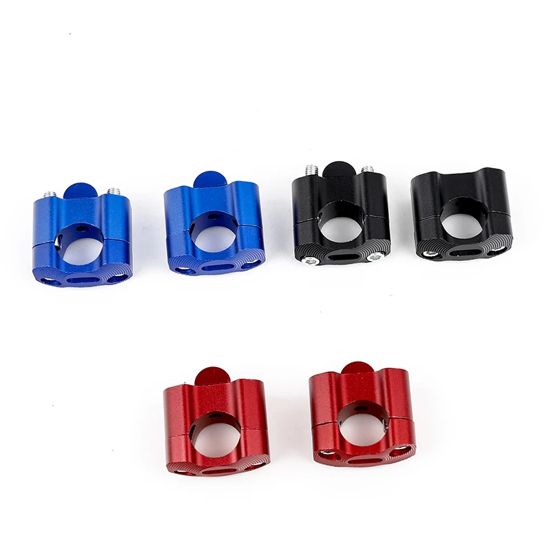 1 pair CNC 22mm 28mm Off road Motorcycle Bar Clamps Handlebar risers Adapter for 7/8\