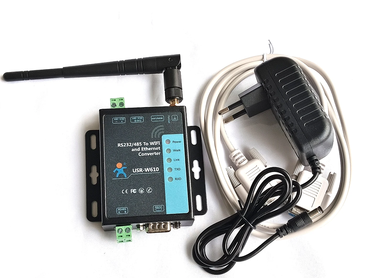 Picture 4: USR-W610 RS232 RS485 Serial to WiFi Ethernet Server Industrial Serial WiFi Device Converter