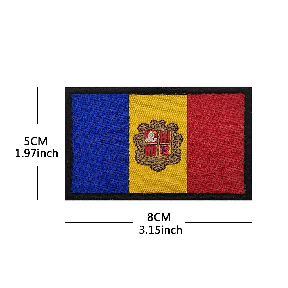 European flag badge NATO Greece Scotland Slovenia Andorra San Marino Hungary Lithuania magic patch armband flag embroidery patch