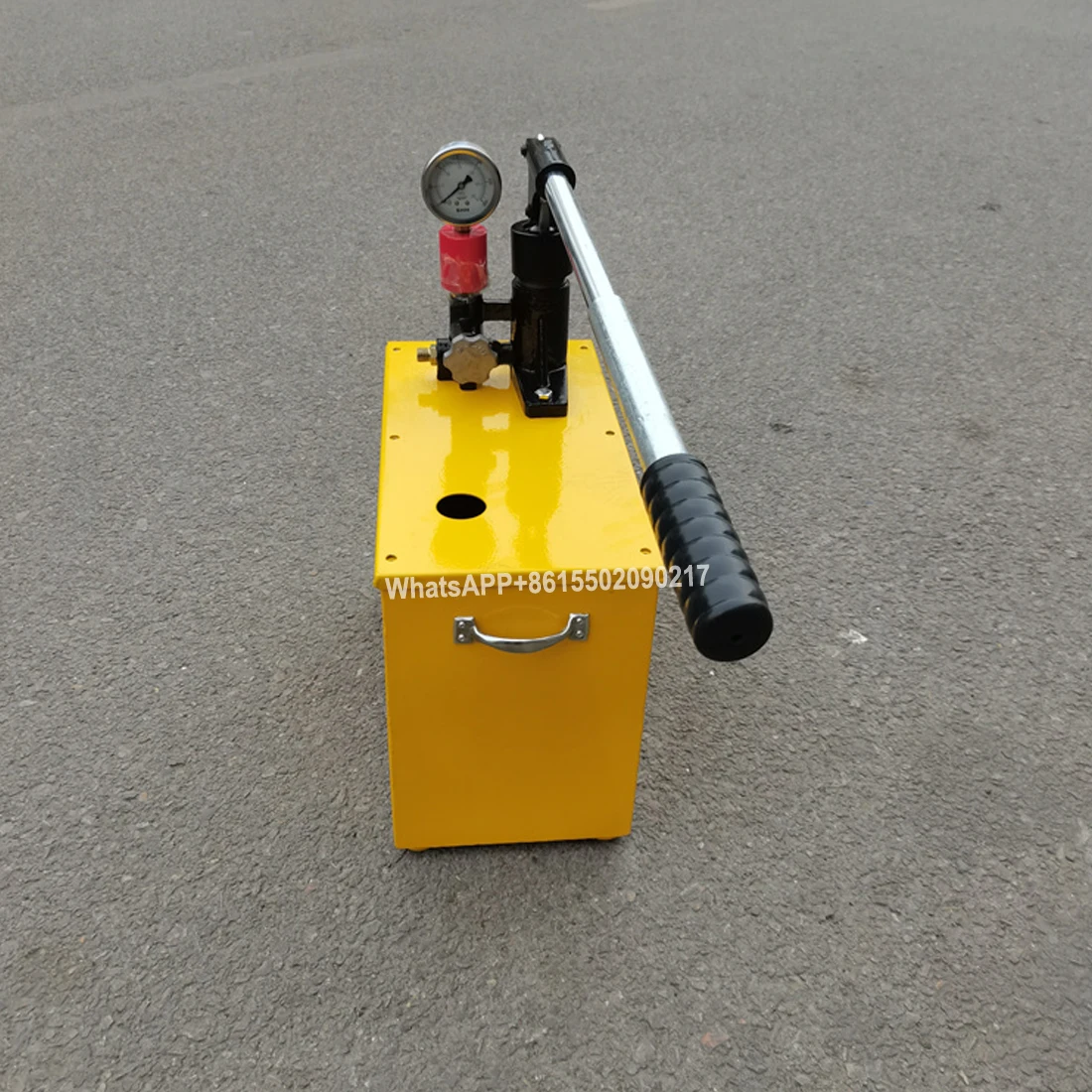 PPR water pipeline leak detector SYB type manual pressure test pump Petroleum coal smelting floor heating box press