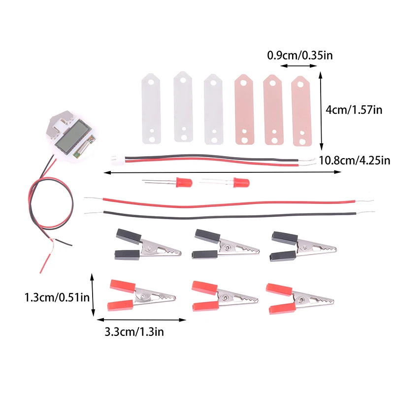 1 ชุดเด็ก Bio Energy ชุดวิทยาศาสตร์สนุกมันฝรั่งผลไม้ Supply ไฟฟ้าการทดลองของเล่นเด็กนักเรียนการเรียนรู้ DIY ของเล่นวิทยาศาสตร์