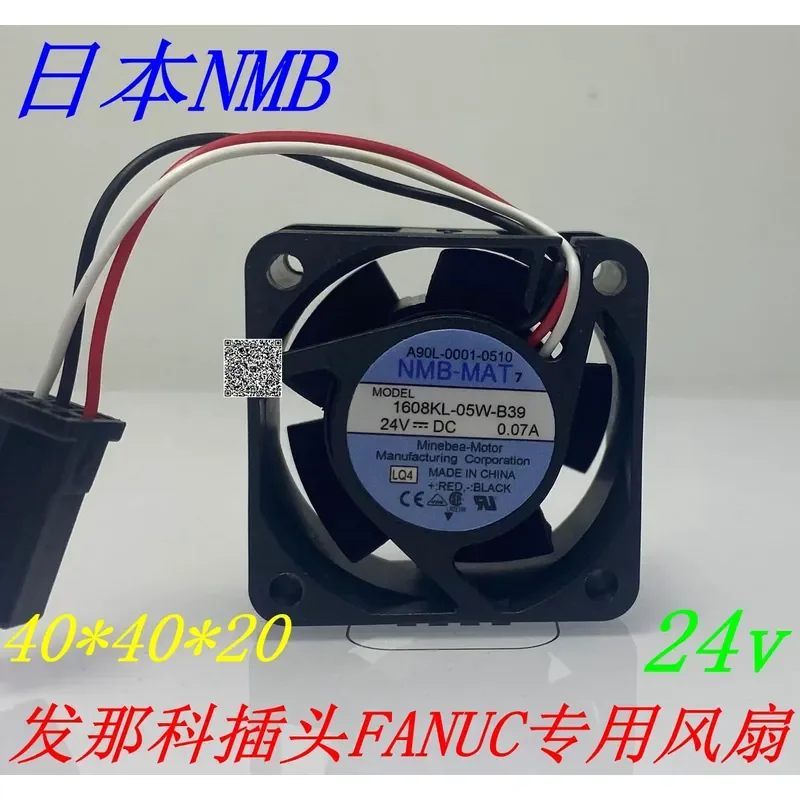 for NMB 1608KL VL 05W B39 B49 B59 B69 24V Cooling Fan for FANUC CNC Machine Dedicated Replacement Part