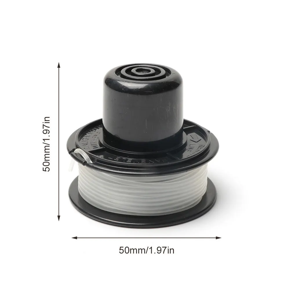 Replacement Spool with Cap Spring Replacement 20ft String Trimmer Line Replacement Spools for Black and Decker for Black Decker