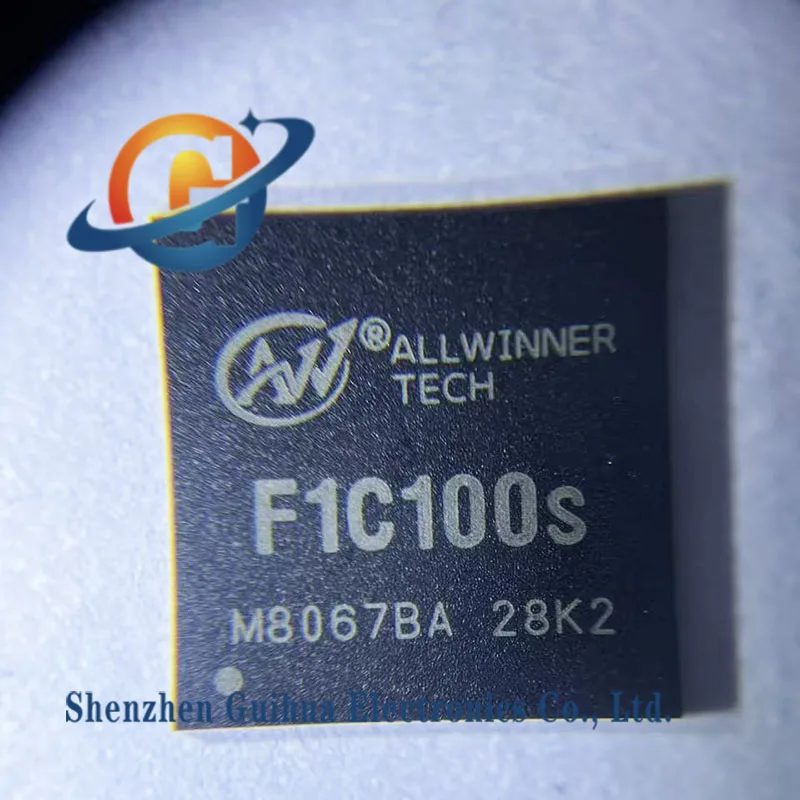 1PCS original genuine F1C100S F1C100 packaged QFN88 ARM9 architecture main control learning machine chip