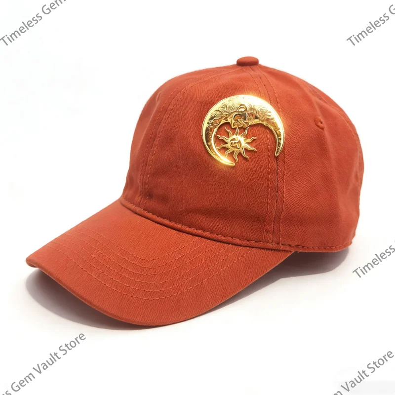 

Retro Sun Moon Relief Brooch 3D Stereo Embossed Design Stainless Steel Lapel Pin Luxury Vintage Fashion Jewelry for Female