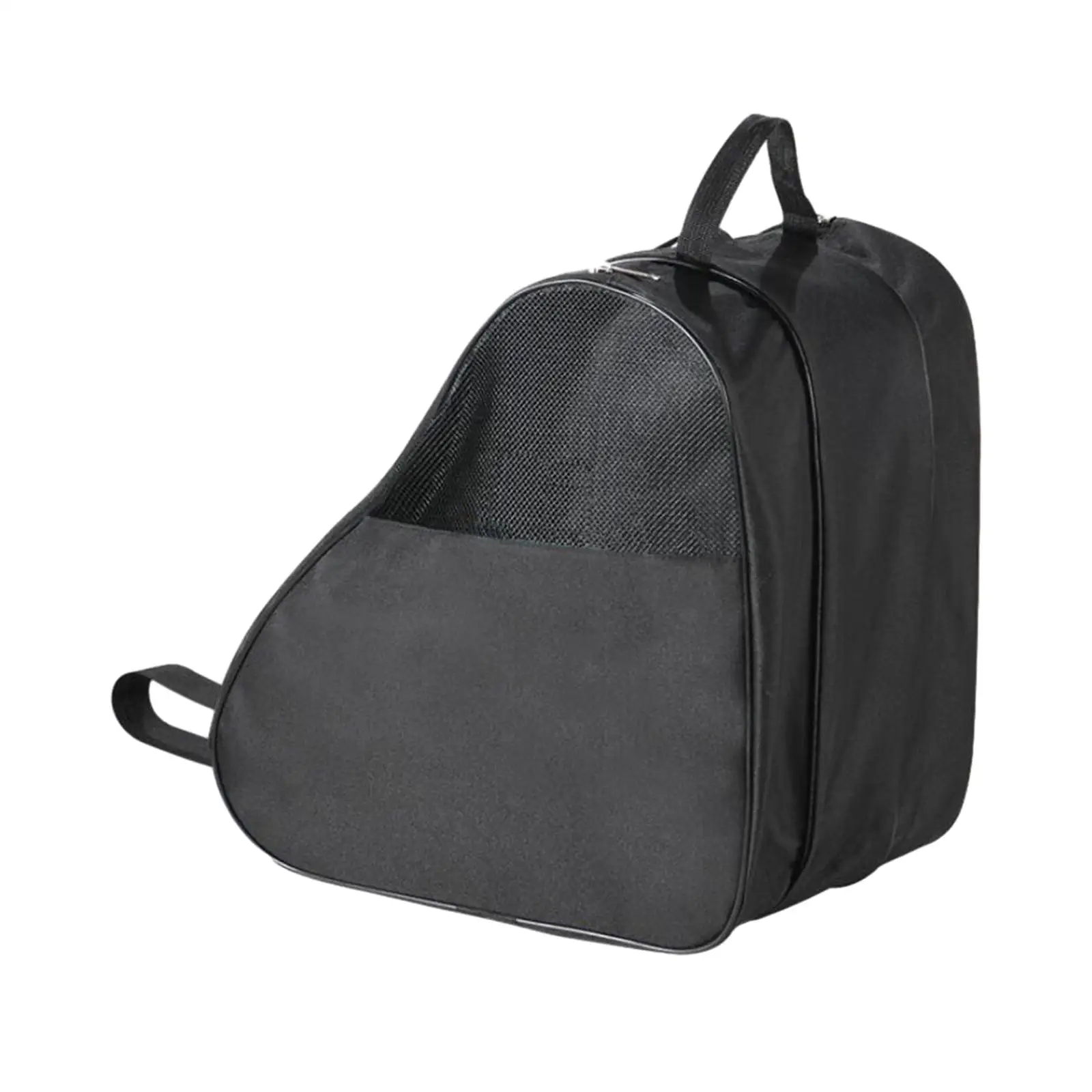 

Ice Skate Bag Three Zipper Layers Practical Oxford Cloth Shoulder Bag for Children and Adult Roller Skates