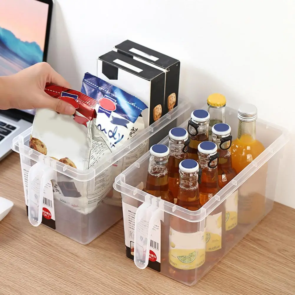 Convenient Refrigerator Storage Box Multifunctional Kitchen Organizer Food Grade Fridge Food Holder Storage Box  Storage