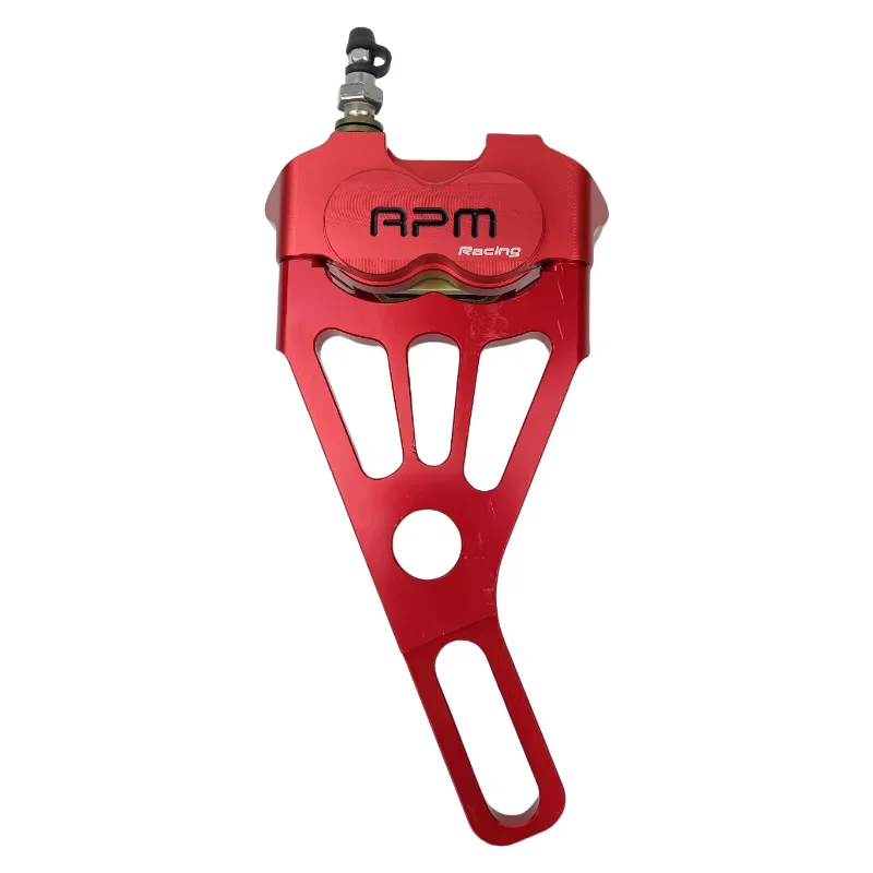 Caliper de freno trasero plano para motocicleta RPM + juego de soporte adaptador de bomba de freno de disco de 220 mm para Yamaha Jog Aerox MBK Nitro BWS Modify