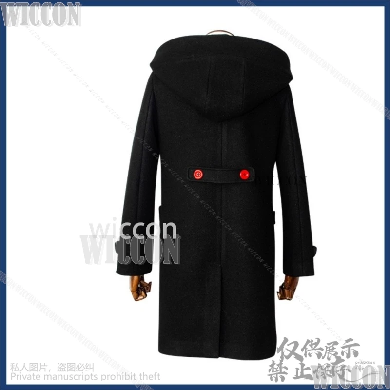 Anime jogo personaa5 cosplay amamiya ren traje inverno preto casaco cachecol uniforme homem conjunto completo halloween natal personalizado