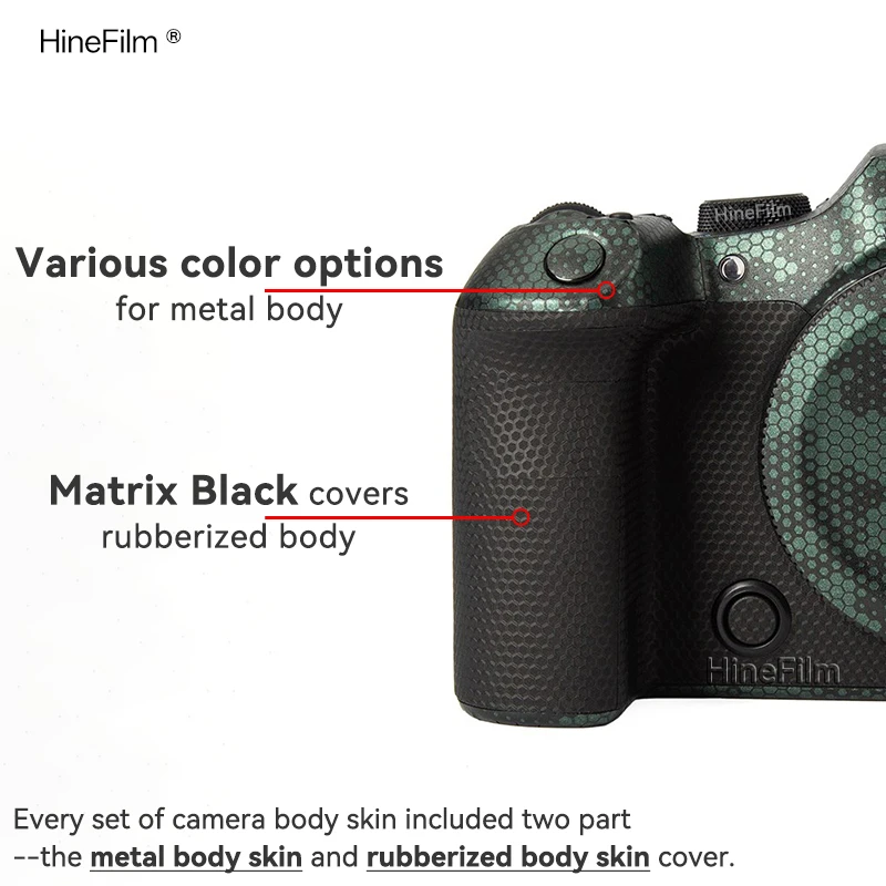 Hinefilm Skin voor Canon EOS R6M3 Camera Sticker R6 III Premium Decal Skin R63 Camera Skin Voor EOS R6 Mark III Wrap Cover Film