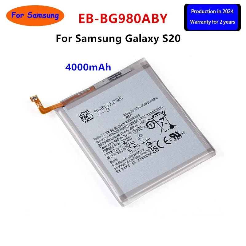 

Brand New EB-BG980ABY 4000mAh Replacement Battery For Samsung Galaxy S20 S 20 Mobile phone Batteries+Tools