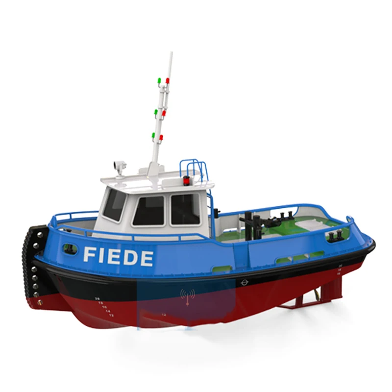 FIEDE Port Ship RC Boat 17cm Small Boat Model 3D Printing 1/50 DIY Assembly Model Kit