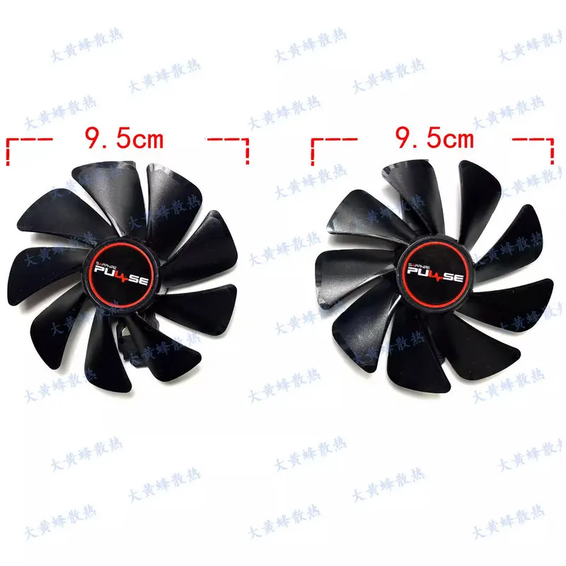 for Sapphire RX5500XT RX5600 5700XT PULSE BE Graphics Video Card Cooling Fan FD10015M12D