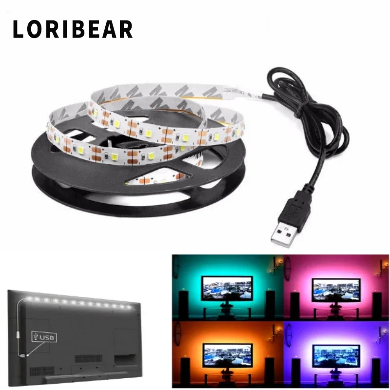 SMD 2835 5V USB Led Strip Light Tape Festoon Christmas Lights Leds Lighting For Room TV Backlight Decor Yeelight Decoration Lamp