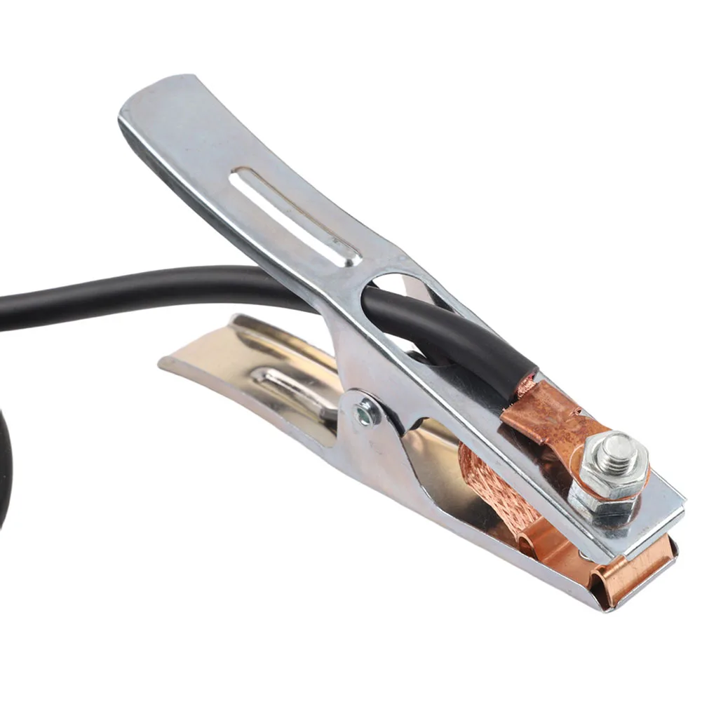 For Plasma Cutter Copper Welding Cable Welding Ground Clamp For Workshop Use Copper Ground Wire Clamp 220V Rated Voltage