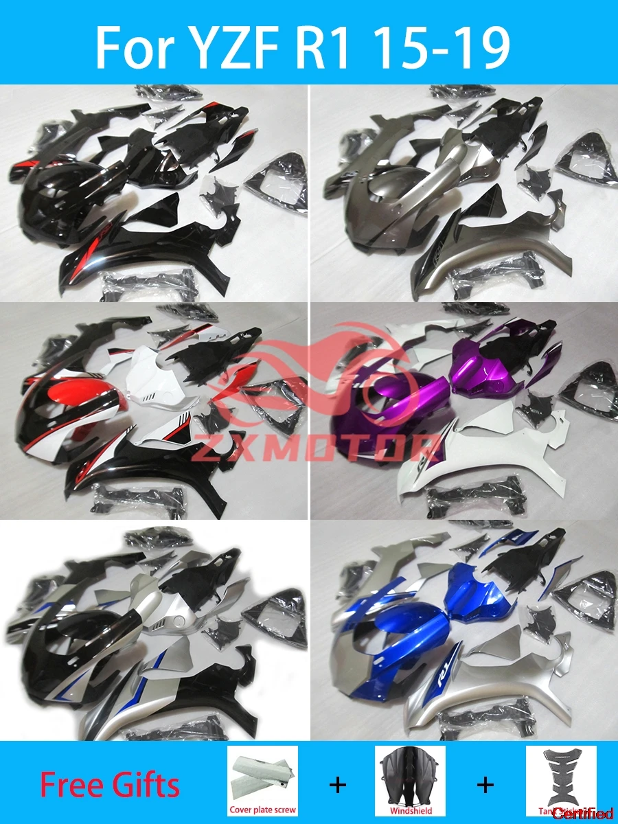 

Guarantee Fit Fairings YZFR1 2015 2016 2017 2018 2019 Motorcycle Covers Fairing Kit for YAMAHA YZF R1 15 16 17 18 19