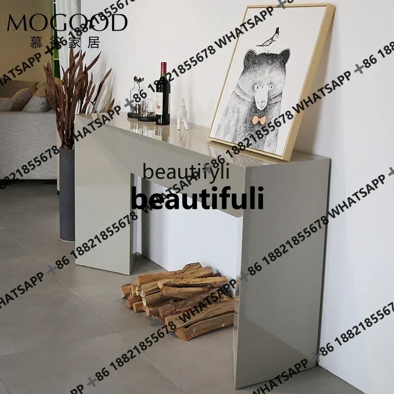 Nordic light luxury entrance table, cabinet supply table, strip table, end view table