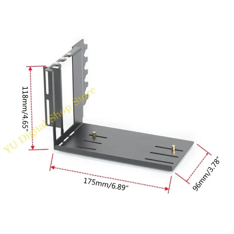 96BA SXJ-B العمودي GPU حامل GPU قوس GPU HOUNT العمودي مع إصدار مسامير موسعة