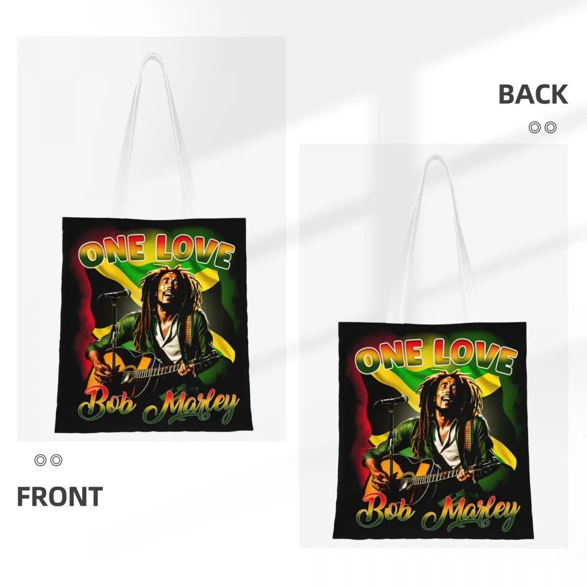 Женская Холщовая Сумка-тоут Reggae Rasta Bob Marley One Love Merch, простой стиль, растафарийский Лев Иуды, трендовые сумки Handbang