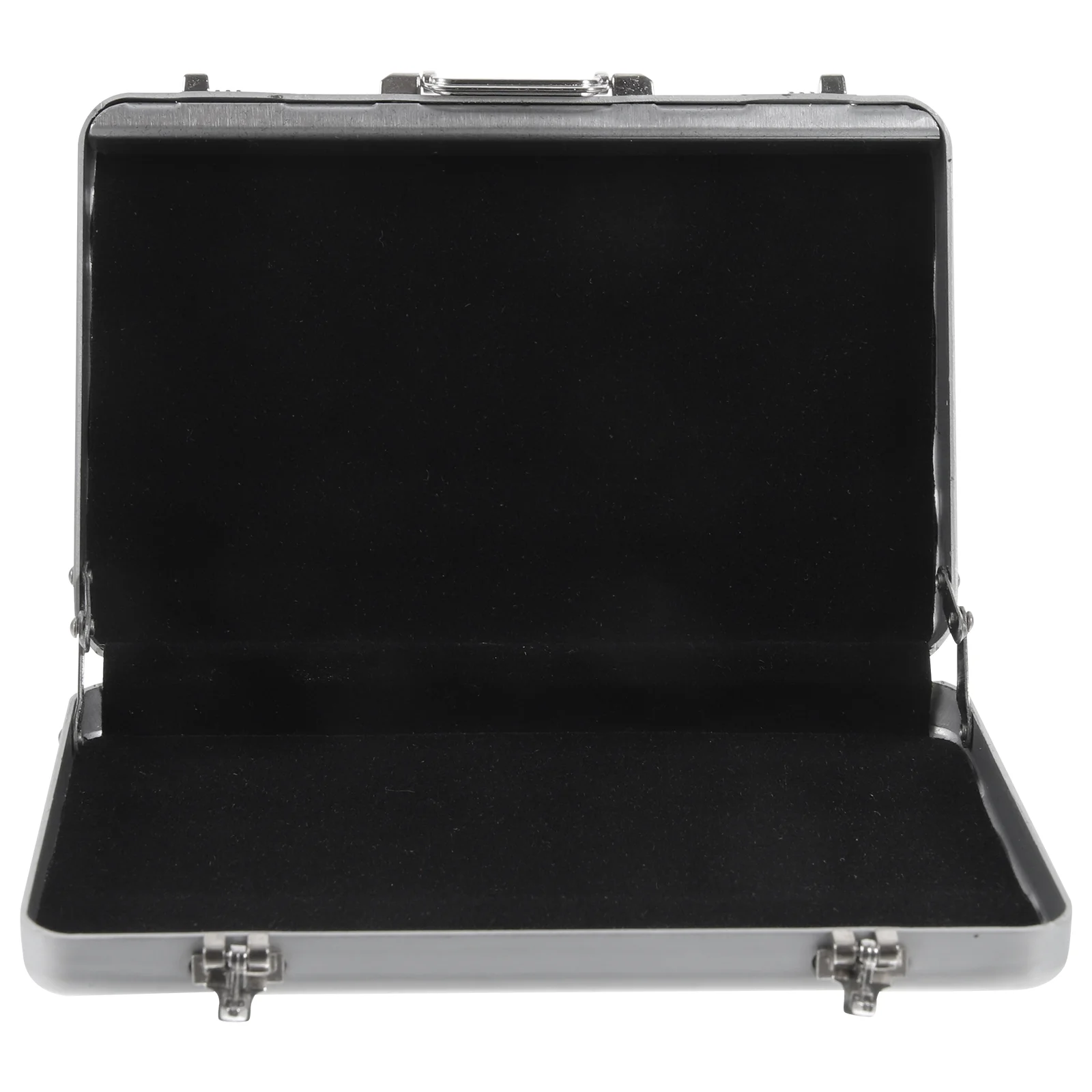 Aluminum Alloy Business Card Holder Mini Briefcase Design Portable Metal Cards Box Color Stylish Compact Wallet Office