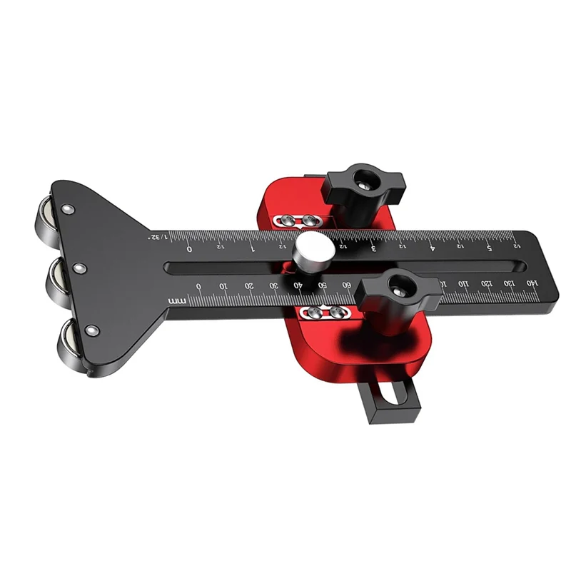 PORK-Thin Rip Table Saw Jig Thin Rip Guide Fortable Saw For3/8" X 3/4" U Slot And1/4" X 3/8" T Slot