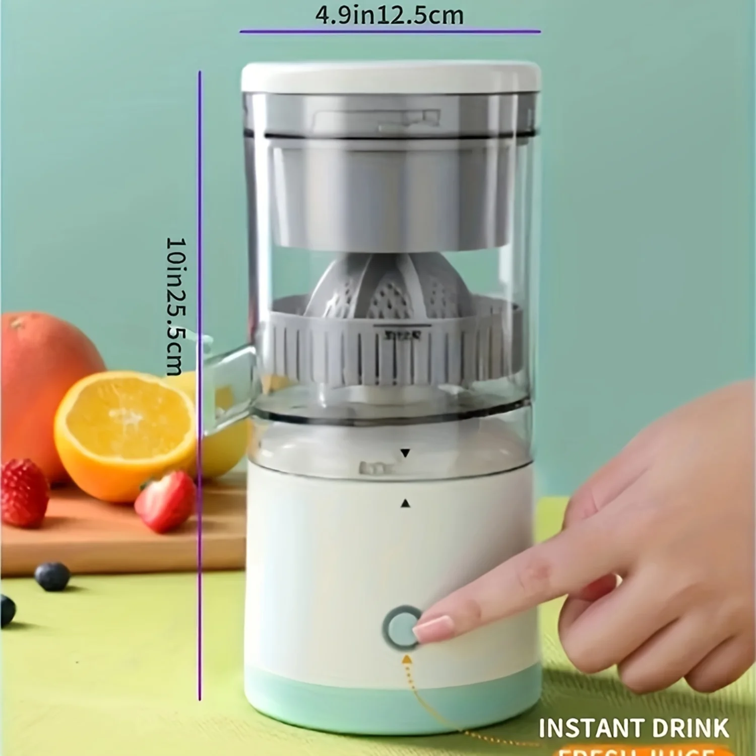 Portable Multifunctional Juicer - Automatic Juicing & Separation, Fresh Orange Juice Cup, USB Charging - Kitchen Gadget