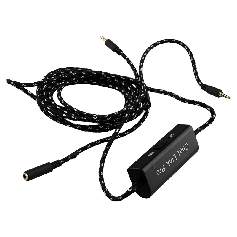 Noise Reduction Line Chat Link Pro Cable For Elgato HD60 X, HD60S Capture Card Chat Adapter Replacement For  One